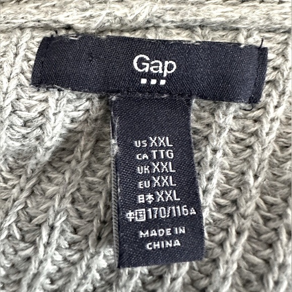 Gap Women's Oversized Open Front 100% Cotton Striped Longline Cardigan Size XXL‎ - Picture 3 of 4